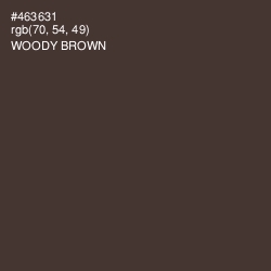 #463631 - Woody Brown Color Image